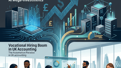 The Automation Paradox: Why AI Mega-Investments Are Fuelling a Vocational Hiring Boom in UK Accounting